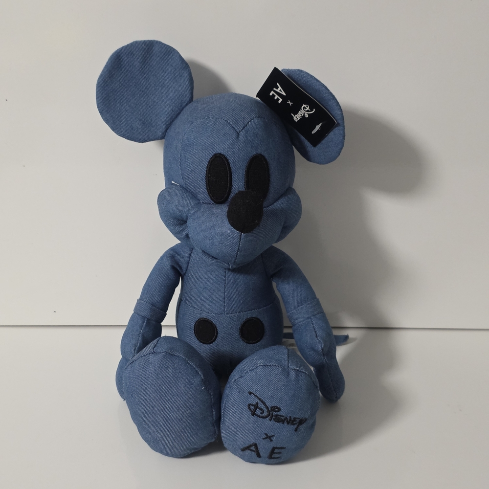 Disney x AE Blue Mickey Mouse Plush